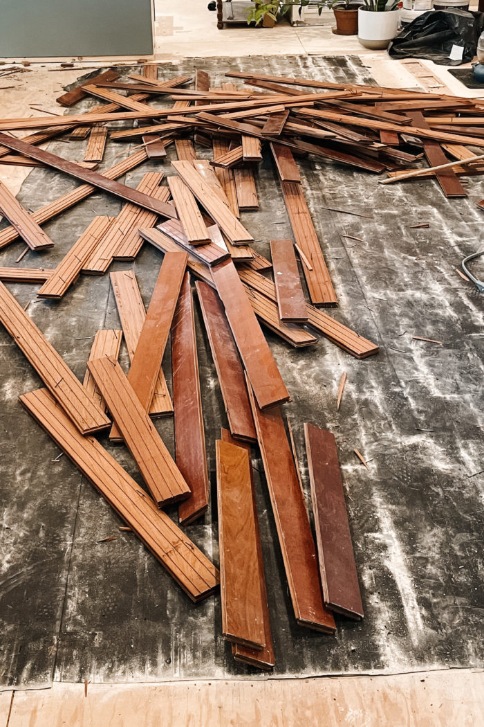 Easily Demo your Floors: Remove Nailed Down Hardwood Flooring