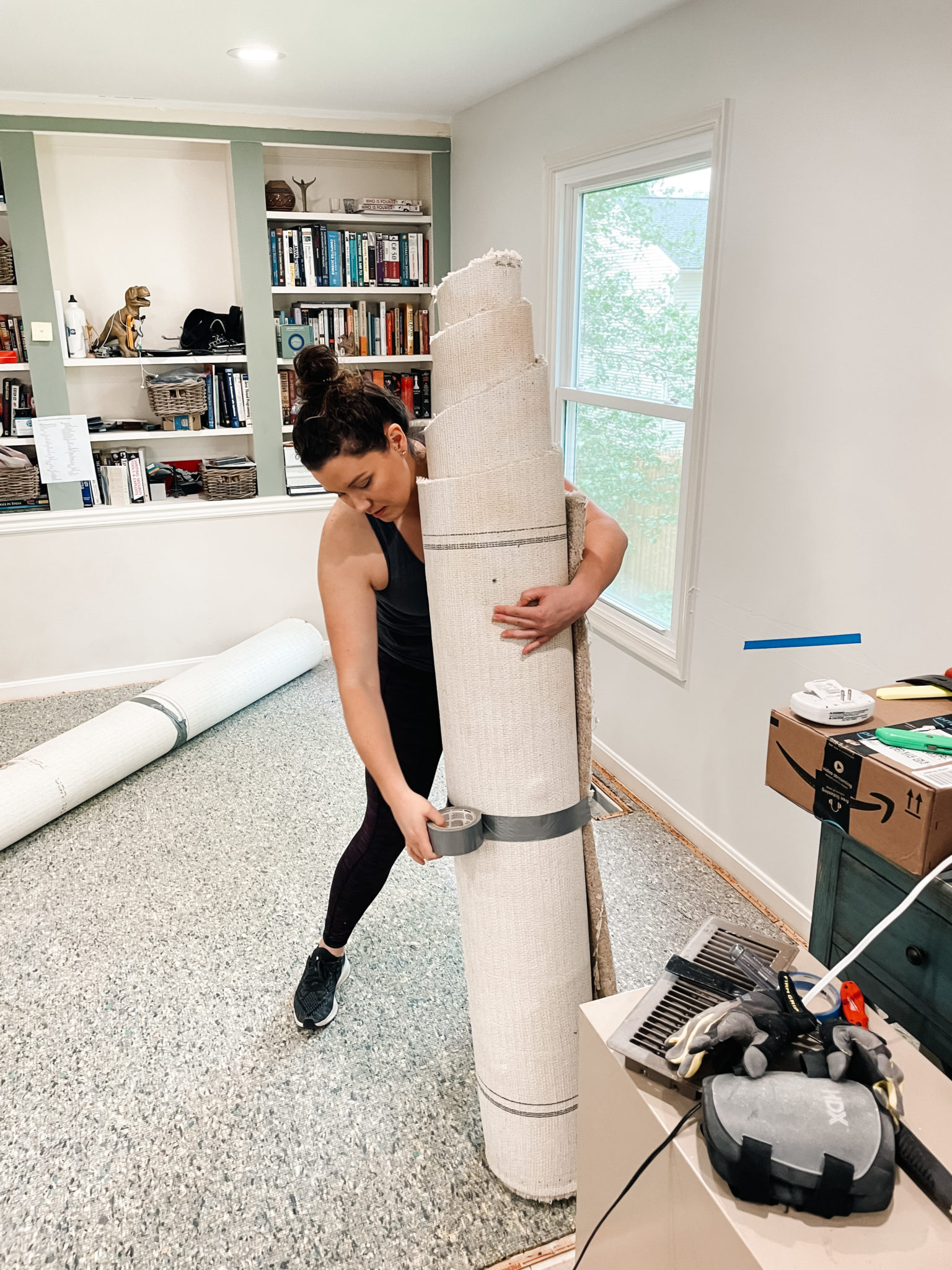 How to Demo your Floors: Pulling up Carpet