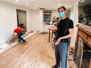 Floor Reveal Day! Check Out Our New White Oak Hardwood Floors!