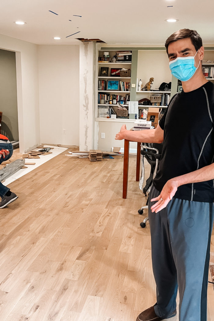 Floor Reveal Day! Check Out Our New White Oak Hardwood Floors!