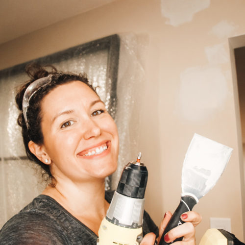 How to patch a drywall hole