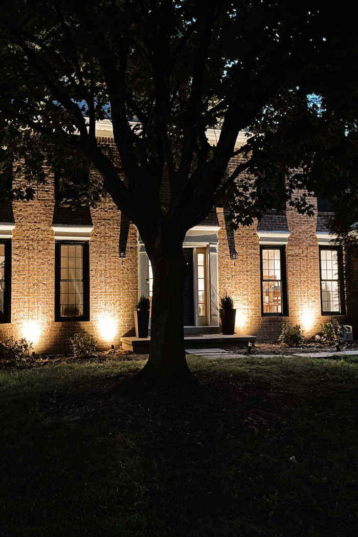 Easy Landscape Lighting Makes Our House Look Glamorous