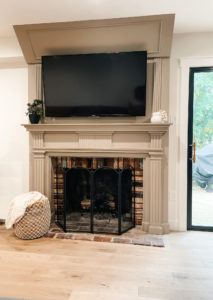 An Upcycled Fireplace Mantel Antique Creates a Chic Modern Look – Part 2