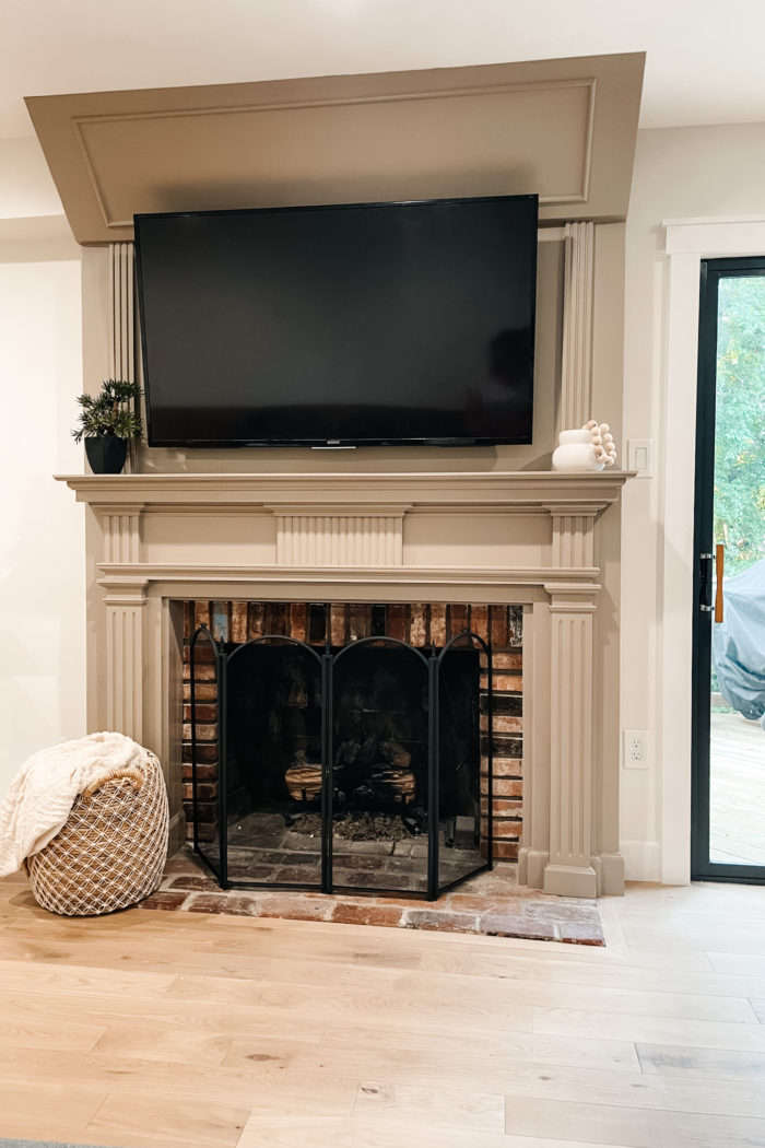 An Upcycled Fireplace Mantel Antique Creates a Chic Modern Look – Part 2