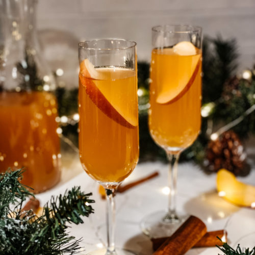 Sparkling Bourbon Apple Cider