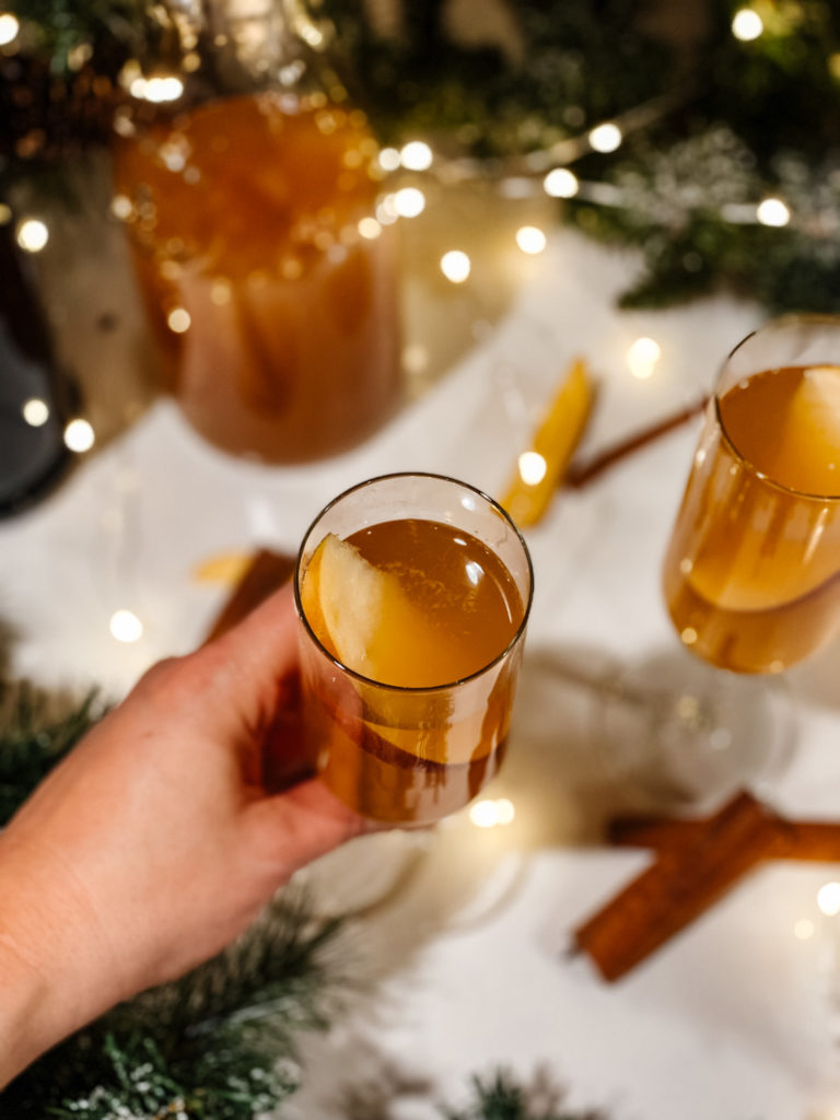 Sparkling Bourbon Apple Cider