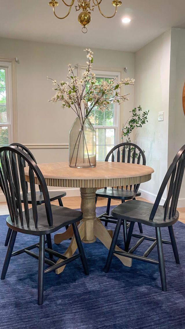 Flip a dining set I thought … how hard could it be?! When you’re a type A perfectionist that needs to execute to your exact vision and have a 4 month old needing you all the time, apparently very hard. 

But man is she pretty. 

My margins on this are basically nonexistent with all of the mistakes (cough:: learning opportunities) I had a long the way but I’m proud of that it came out exactly as I envisioned. Now the big question: how much do you think I can sell it for?

#furnitureflip #tabledesign #upcycle #refurb #kitcheninspiration #dininginstyle #diningroom #reelit #furnituremakeover #reelsofinstagram #kitchentable #upcycledfurniture